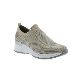 Pantofi sport dama, Rieker, Stone Casual Trainers, Textil, Bej, 41 EU Pantofi sport dama, Rieker, Stone Casual Trainers, Textil, Bej, 41 EU