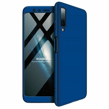Husa 360 GKK Full Cover cu folie de sticla pentru Samsung Galaxy A51 Albastru - Blue Husa 360 GKK Full Cover cu folie de sticla pentru Samsung Galaxy A51 Albastru - Blue