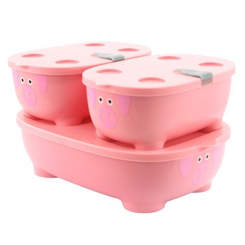Set caserole hrana cu capac Bentomals To Go Purcelus Set caserole hrana cu capac Bentomals To Go Purcelus
