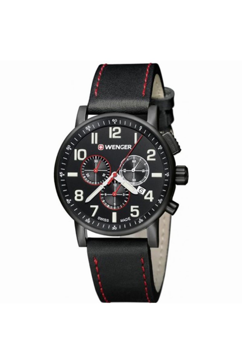 Ceas barbatesc Wenger, 01.0343.104, Negru