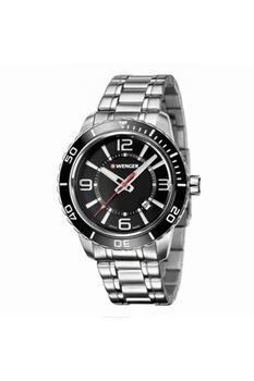 Ceas barbatesc Wenger, 01.0851.118, Argintiu/Negru Ceas barbatesc Wenger, 01.0851.118, Argintiu/Negru