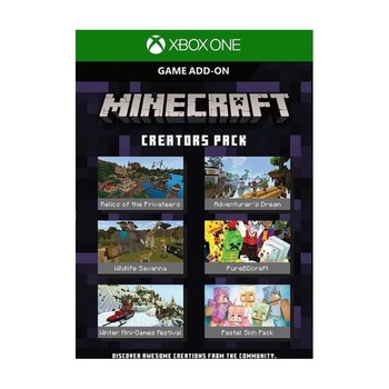 Joc Minecraft Creators Pack Xbox One (Cod de Activare) Joc Minecraft Creators Pack Xbox One (Cod de Activare)