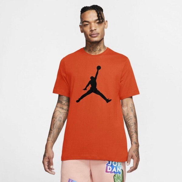 Tricou Nike m j jumpman ss crew CJ0921-803, Barbati, S INTL, Portocaliu