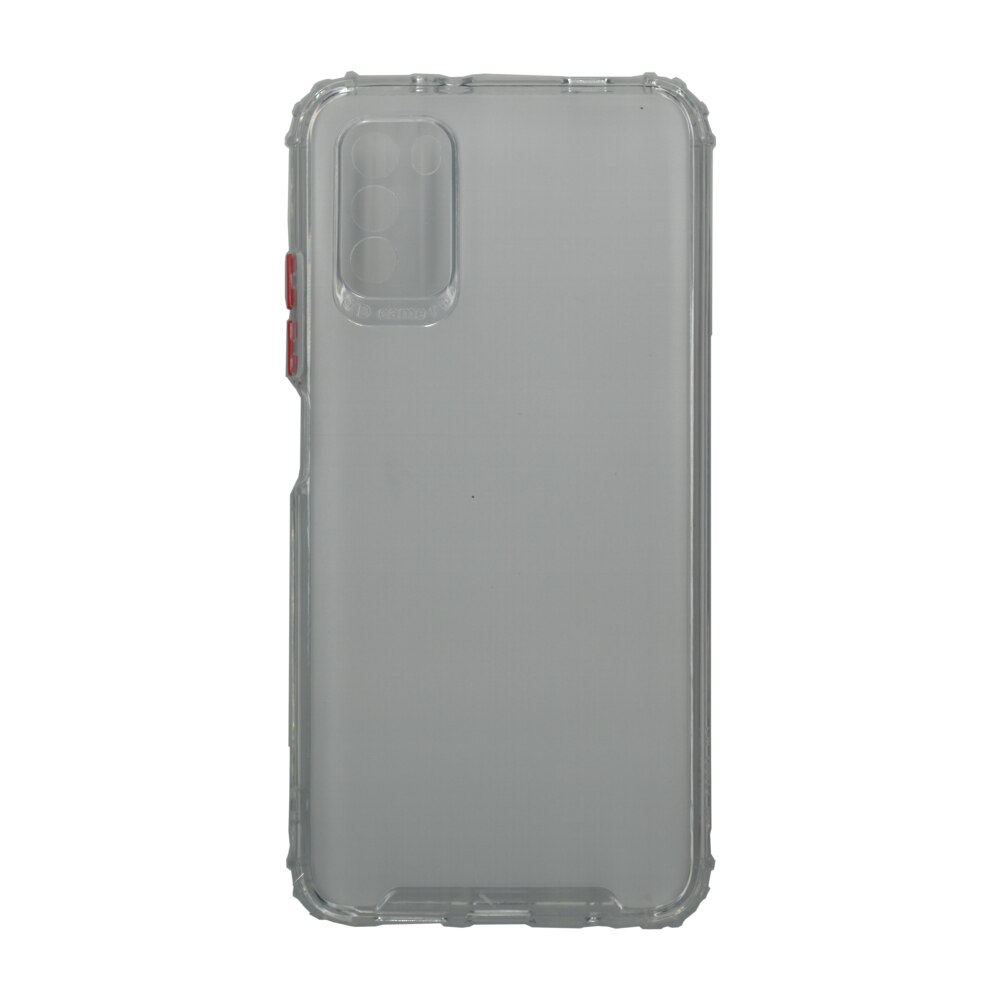 Husa din silicon anti crack, pentru Xiaomi Redmi 9T, alb