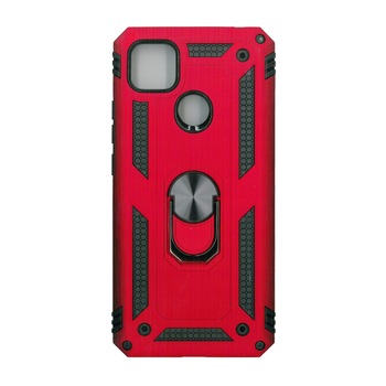 Husa protectie spate anti-shock iring, pentru Xiaomi Redmi 9C, rosu Husa protectie spate anti-shock iring, pentru Xiaomi Redmi 9C, rosu