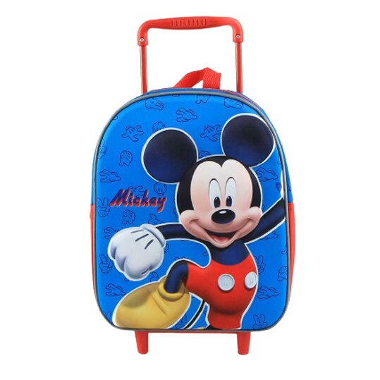 Troller, Mickey 3D, albastru, 25 x 10 x 34 cm