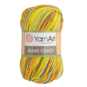 Fir Textil Yarn Art Jeans Crazy 7201,pentru crosetat si tricotat, bumbac, multicolor, 160 m Fir Textil Yarn Art Jeans Crazy 7201,pentru crosetat si tricotat, bumbac, multicolor, 160 m