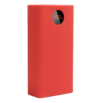 Husa silicon protectie pentru acumulator extern Romoss 57000 si 60000 mAh, anti-alunecare / protectie la lovituri, rosu Husa silicon protectie pentru acumulator extern Romoss 57000 si 60000 mAh, anti-alunecare / protectie la lovituri, rosu