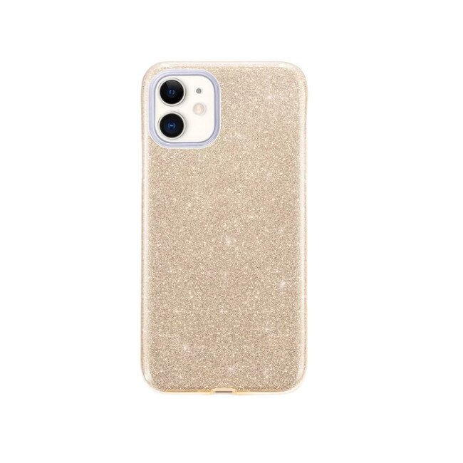Husa de protectie cu sclipici pentru iPhone 11 Pro, bumper, Auriu, TLF-BBL2939