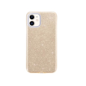 Husa de protectie cu sclipici pentru iPhone 11 Pro, bumper, Auriu, TLF-BBL2939 Husa de protectie cu sclipici pentru iPhone 11 Pro, bumper, Auriu, TLF-BBL2939