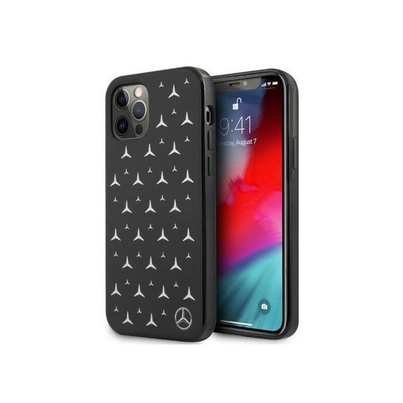 Husa Spate Premium Mercedes Amg Compatibila Cu iPhone 12 / 12 Pro, Silicon Lucios Stars - 39012731