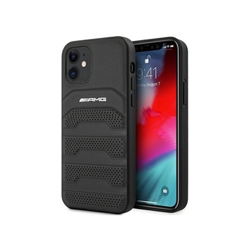 Husa Spate Premium Mercedes Amg Compatibila Cu iPhone 12 Mini, Piele Naturala, Debossed Lines - 39013929 Husa Spate Premium Mercedes Amg Compatibila Cu iPhone 12 Mini, Piele Naturala, Debossed Lines - 39013929