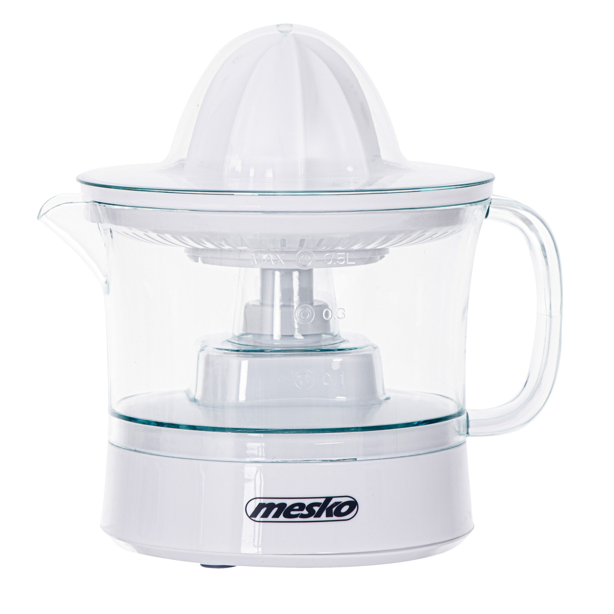 Storcator citrice Mesko MS4010, 40W, 0.5l, 2 conuri de soarcere, Alb