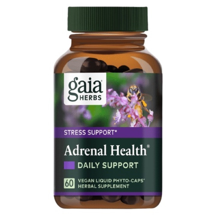 Supliment alimentar Gaia Herbs Adrenal Health Daily Support 60 Capsule vegetale