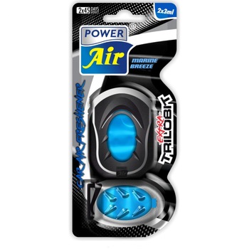 Odorizant auto pentru gura ventilatie Power Air Trilobit , aroma extra marine breeze Odorizant auto pentru gura ventilatie Power Air Trilobit , aroma extra marine breeze