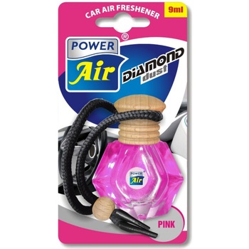 Sticluta parfum odorizant auto Power Air, aroma diamond dust pink