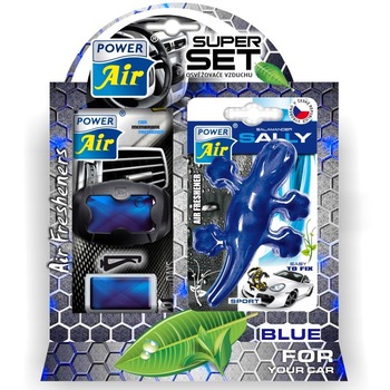 Set odorizant auto Power Air Super Set , aroma sport , contine gel si membrana ventilatie Set odorizant auto Power Air Super Set , aroma sport , contine gel si membrana ventilatie