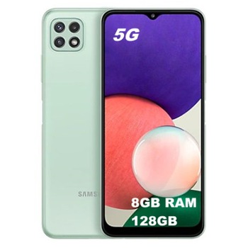 Telefon mobil Samsung Galaxy A22, Dual SIM, 128GB, 8GB RAM, 5G, Mint Telefon mobil Samsung Galaxy A22, Dual SIM, 128GB, 8GB RAM, 5G, Mint