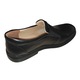 Pantofi lati din piele naturala talpa cusuta EPA, negru, 46