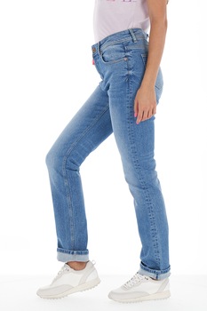 Lee Cooper, Blugi drepti cu aspect decolorat, Albastru Lee Cooper, Blugi drepti cu aspect decolorat, Albastru
