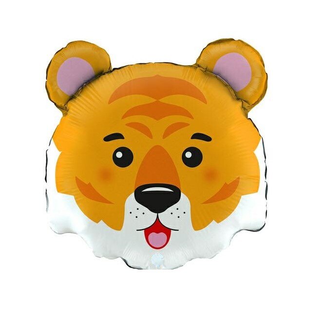 Balon folie mini figurina cap tigru 26 * 28 cm