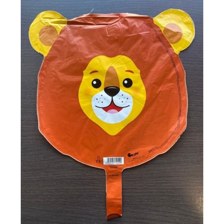 Balon folie mini figurina cap leu 27 * 29 cm