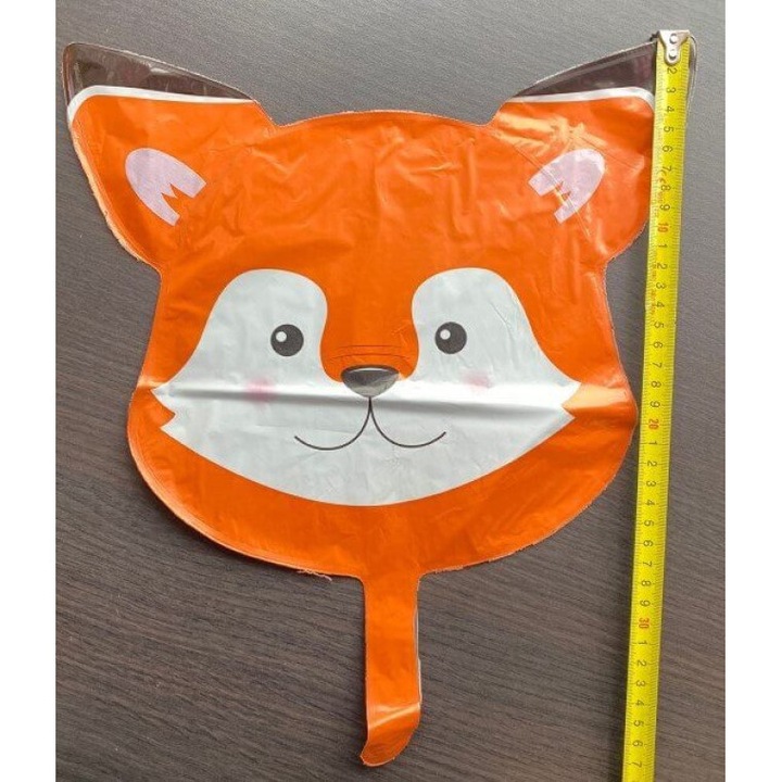 Balon folie mini figurina cap vulpe 32 * 27 cm