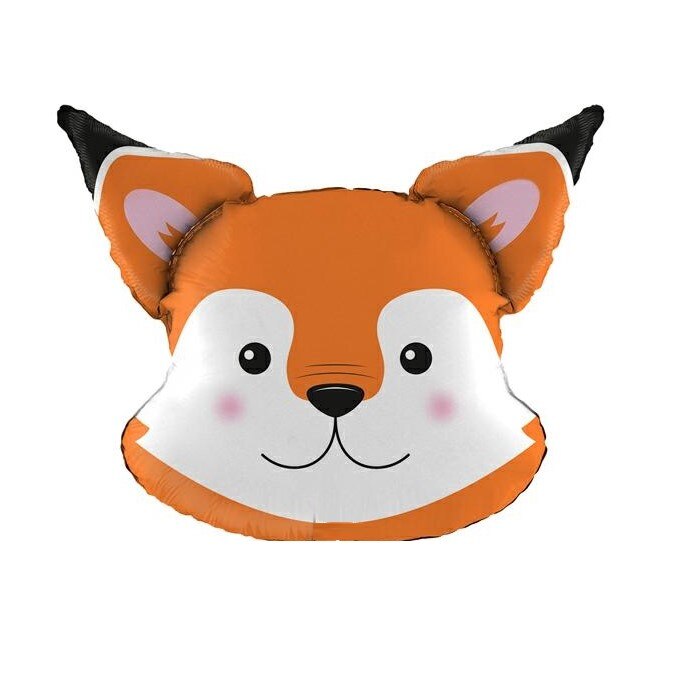Balon folie mini figurina cap vulpe 32 * 27 cm