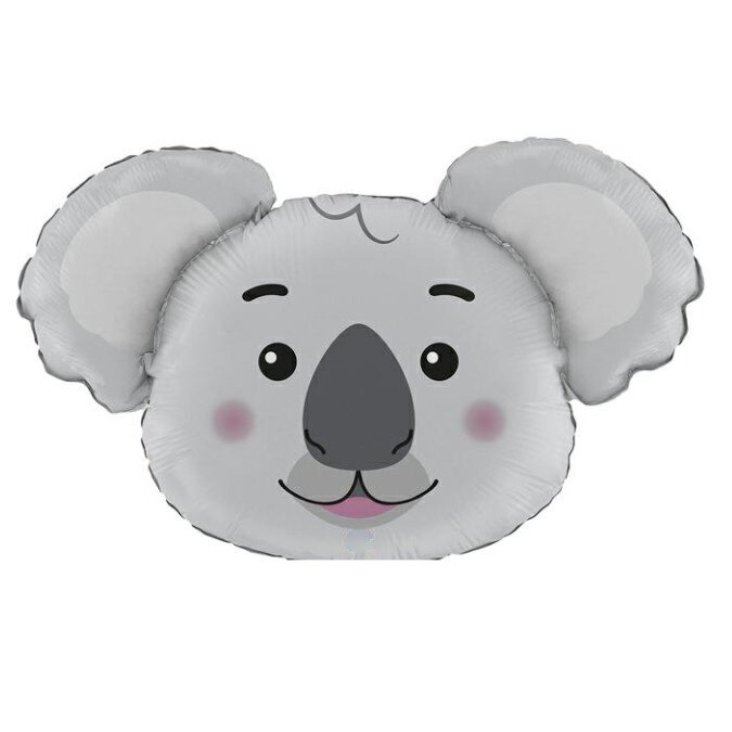 Balon folie mini figurina cap urs koala 40 * 25 cm