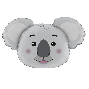 Balon folie mini figurina cap urs koala 40 * 25 cm Balon folie mini figurina cap urs koala 40 * 25 cm
