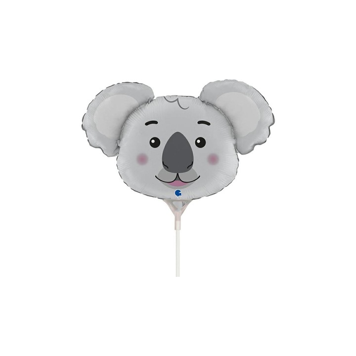 35 cm-es koala fej fólia lufi