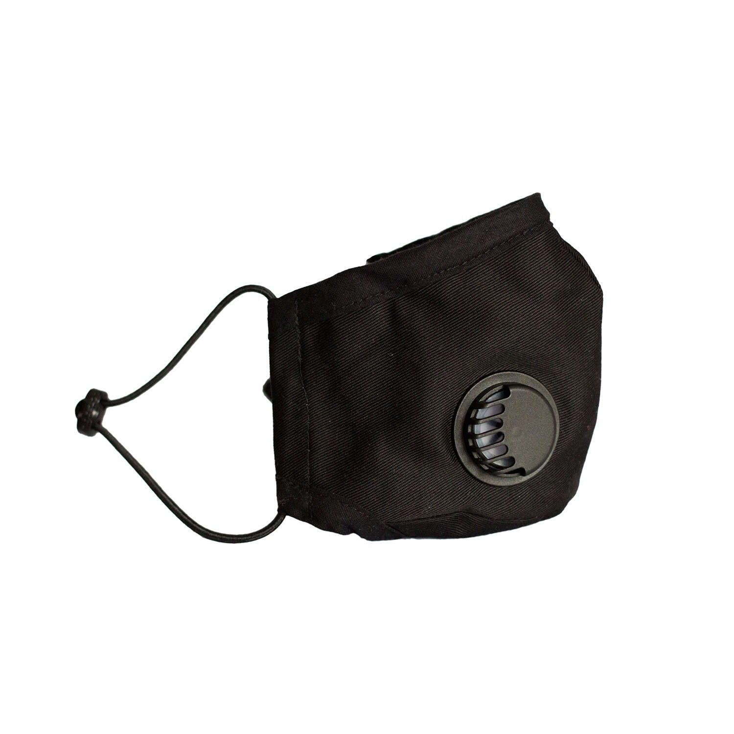 Set 2 masti de protectie cu filtru, Mongoose, valva pentru expiratie, Negru