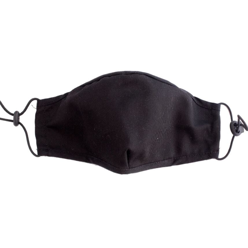 Set 2 masti de protectie cu filtru, Mongoose, Negru