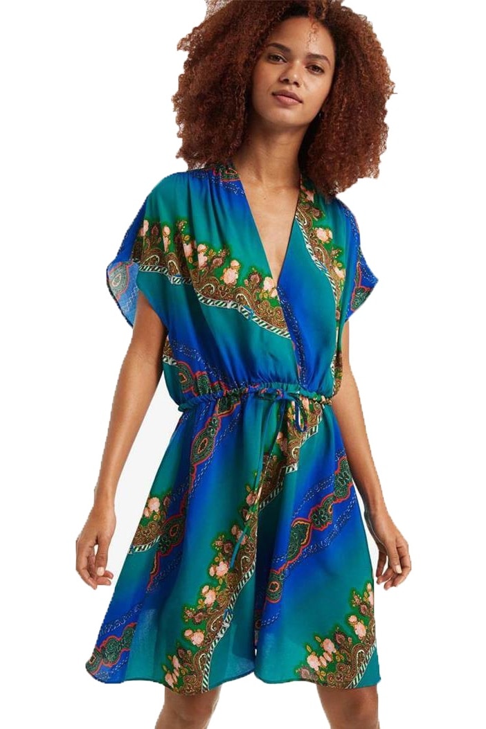 Rochie, Desigual Elan, 19WWVWXE, Multicolor, 42