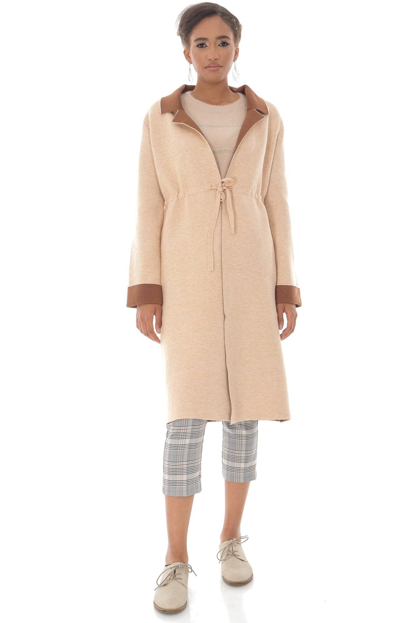 Cardigan de dama, ROH JR544, cu cordon in talie