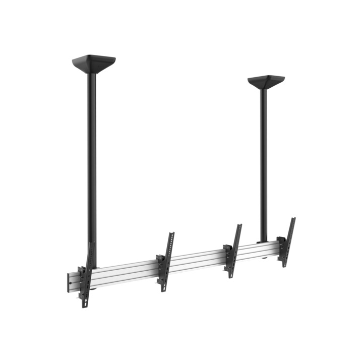 Стойка за таван Equip 650373, 45"-55", 100 кг, накланяща се, черна