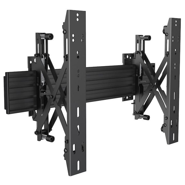 Регулируема стойка за стена Equip 650355, 37"-65", 30 кг, накланяне/завъртане, черна