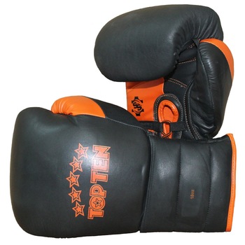 Manusi, TOP TEN, “Lace Up Pro”, portocaliu, 18 oz Manusi, TOP TEN, “Lace Up Pro”, portocaliu, 18 oz