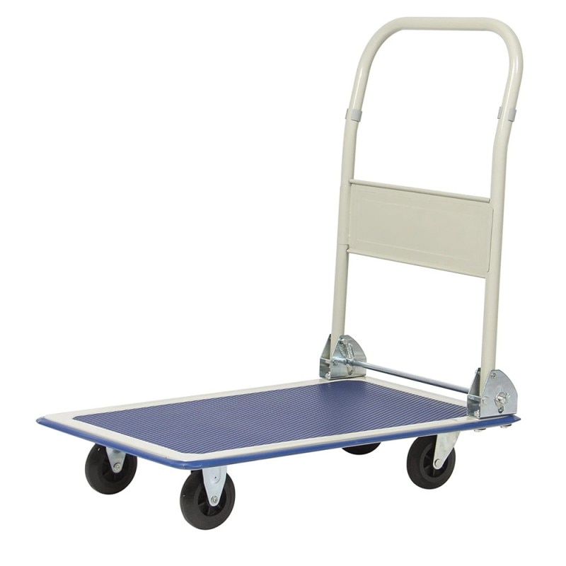 Liza pliabila pentru transport marfa, PROCART, 2 roti pivotante, suport antiderapant, maxim 150 kg