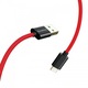 Orico KAC-10-RD kábel, USB2.0 dugó – dugó, piros fonat, 1 m
