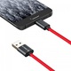 Orico KAC-10-RD kábel, USB2.0 dugó – dugó, piros fonat, 1 m