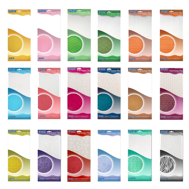 Set 18 covorase imprimare cu diverse modele, PME