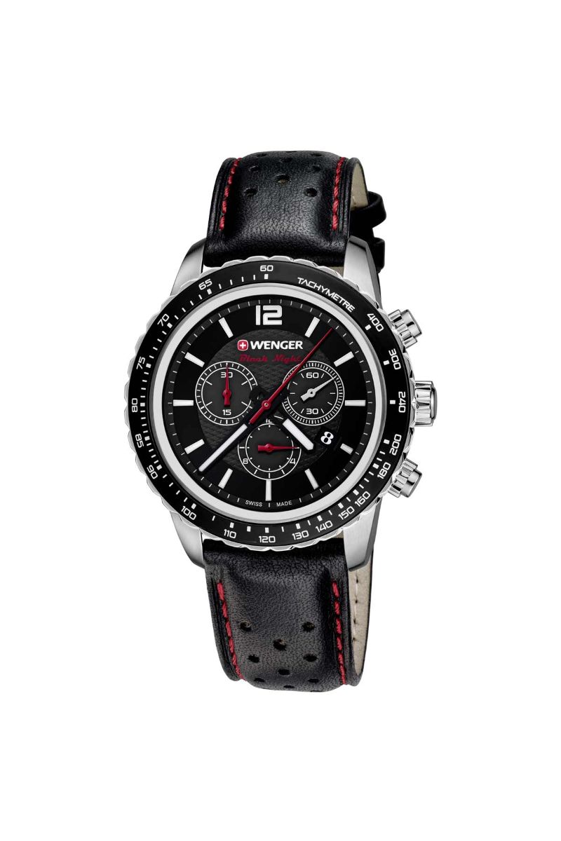 Ceas barbatesc Wenger, 01.0853.105, Negru