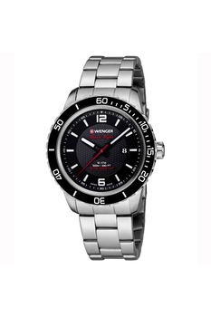 Ceas barbatesc Wenger, 01.0851.122, Argintiu/Negru Ceas barbatesc Wenger, 01.0851.122, Argintiu/Negru