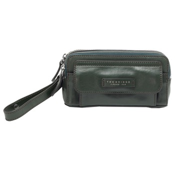 Borseta cu doua compartimente THE BRIDGE din piele naturala, curea de umar, 053132BX, verde Borseta cu doua compartimente THE BRIDGE din piele naturala, curea de umar, 053132BX, verde