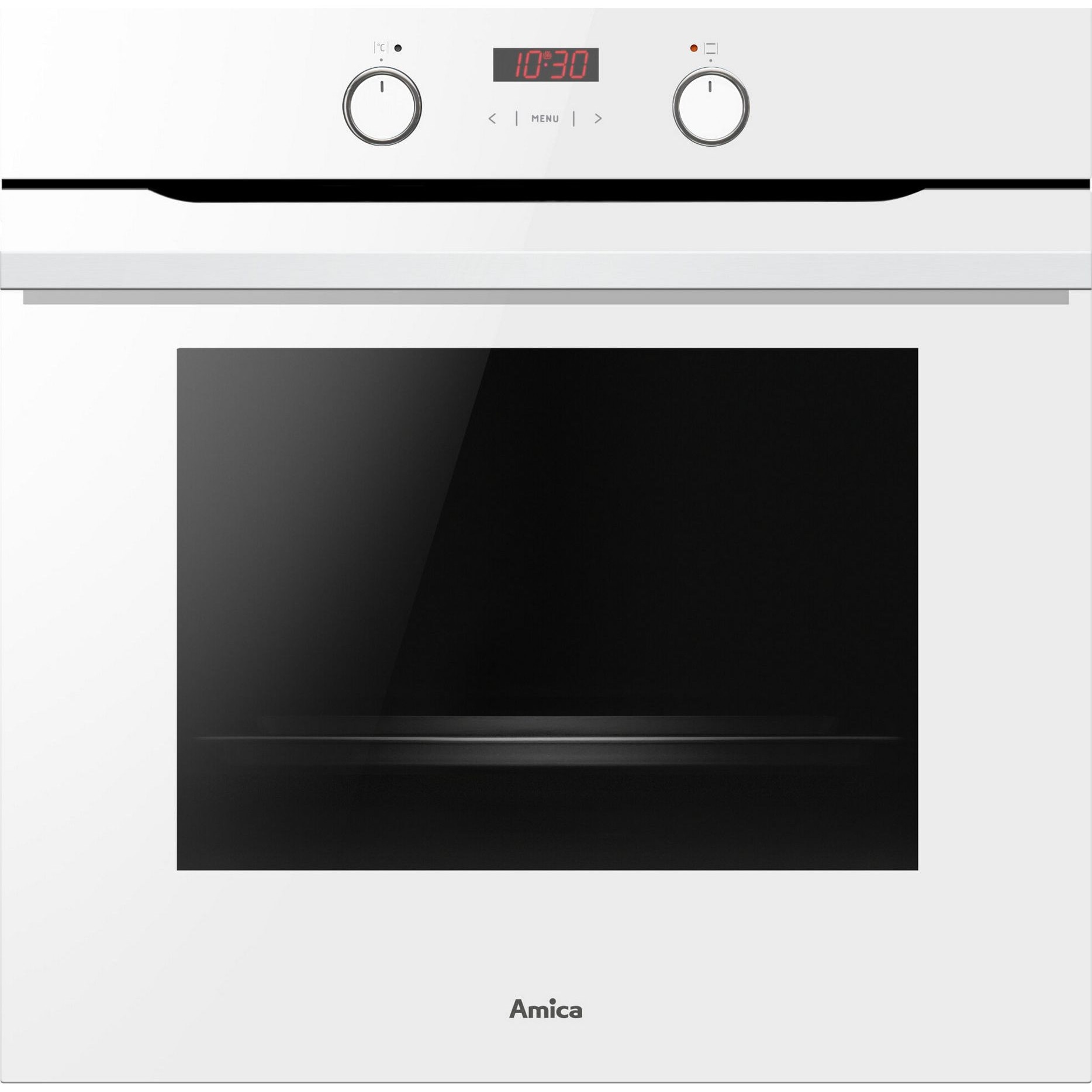 Cuptor incorporabil Amica ED376517W F-type, 77l, 11 programe, EcoClean, Alb