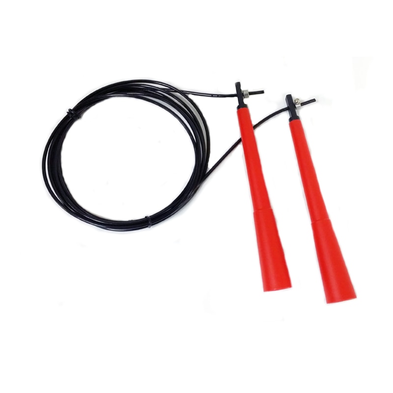 Coarda pentru sarituri, SPARTAN Cable Jump, rosu/neagru, PVC, manere durabile, 270 cm