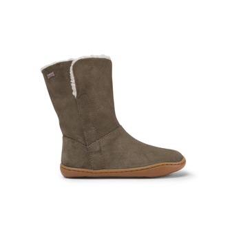 Ghete Fete, Piele naturala, Maro deschis, K900192-004 Ghete Fete, Piele naturala, Maro deschis, K900192-004