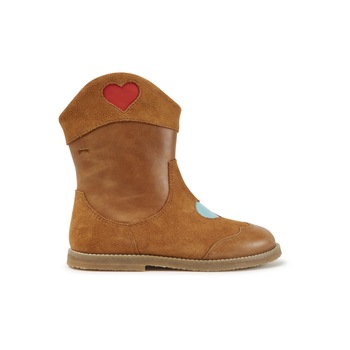 Ghete Fete, Piele naturala, Maro deschis, K900271-001 Ghete Fete, Piele naturala, Maro deschis, K900271-001