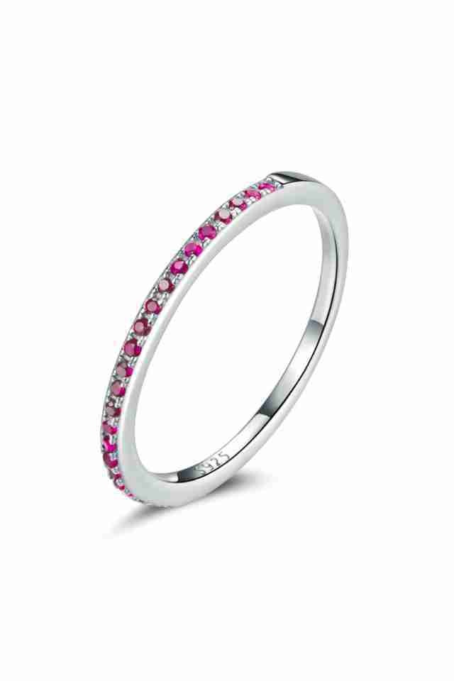 Inel din Argint 925 Pink Desire cu pietricele de zirconiu, ideali cadou, aniversare, sarbatori, martisor